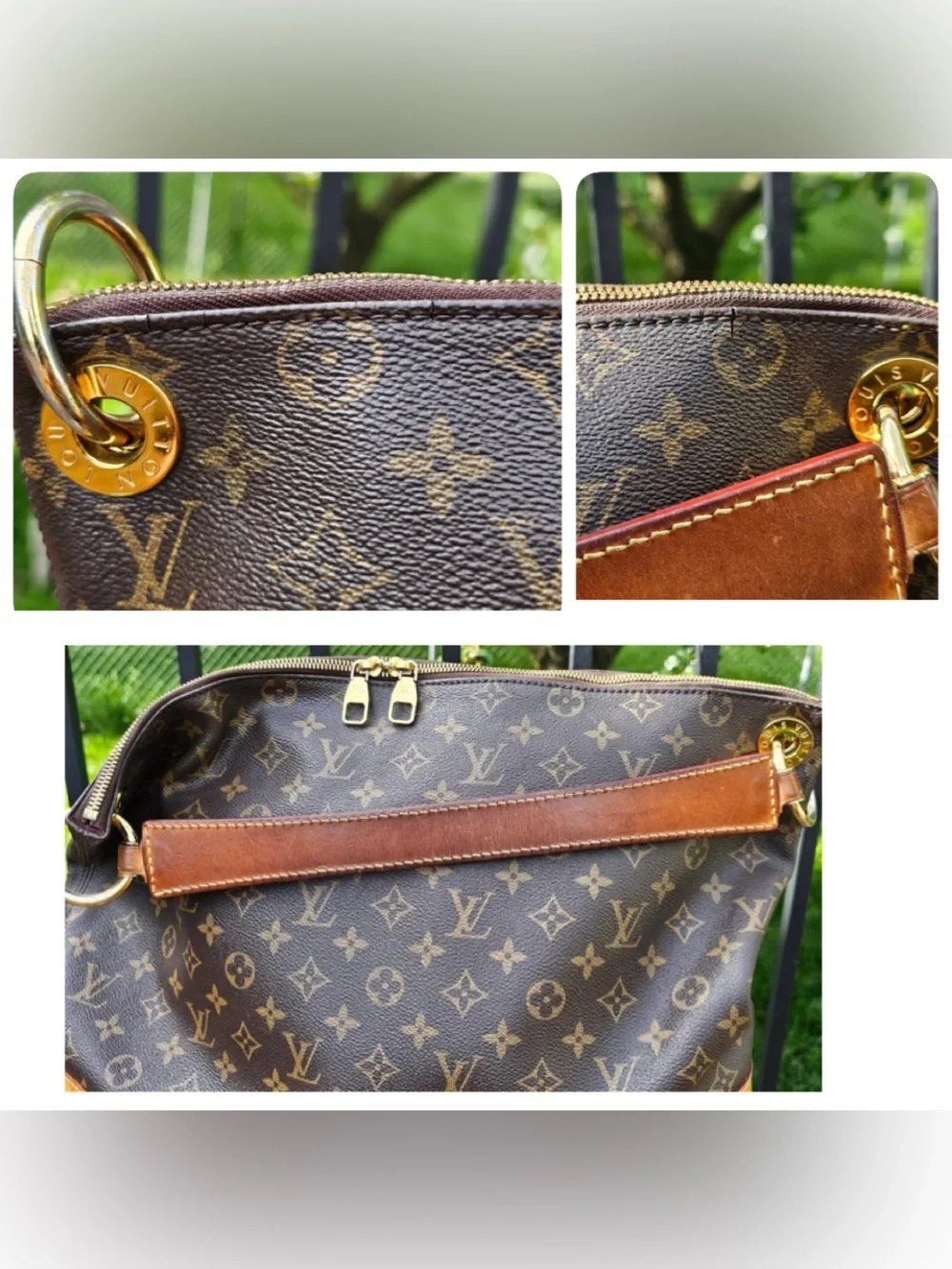 Louis Vuitton Monogram Canvas Berri MM
